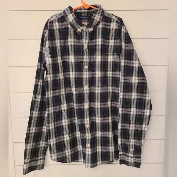 Janie and Jack plaid button down - Picture 1 of 4